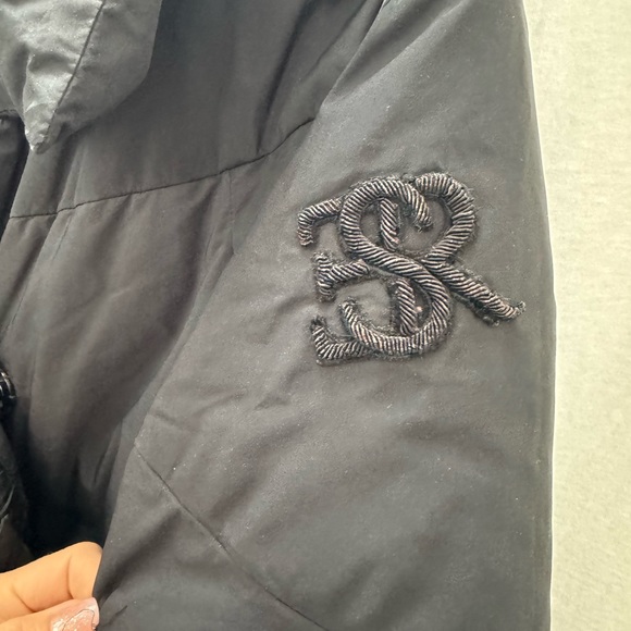 Preloved Black Ermanno Scervino jacket with leather fringes - Picture 8 of 14